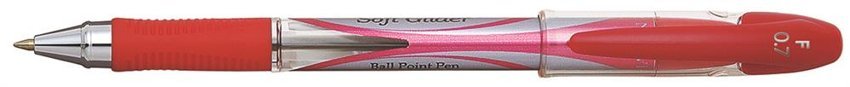 Długopis Penac Soft Glider+ 07mm Czerwony