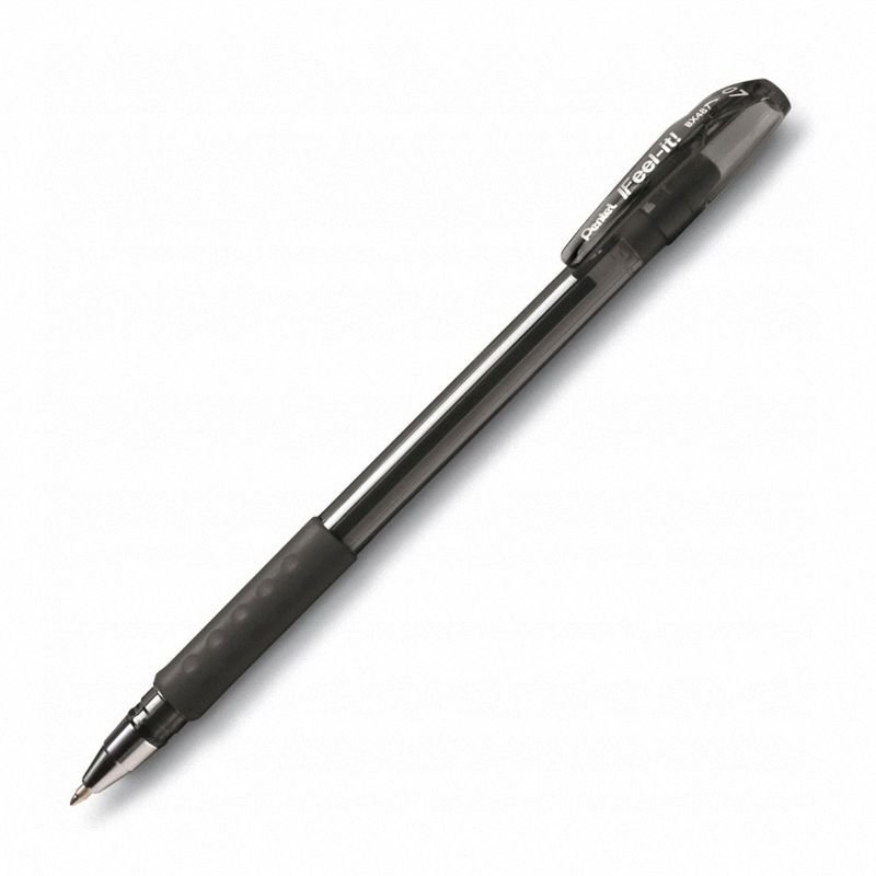 Długopis Pentel BX487 Feel-it! 0.7mm Czarny