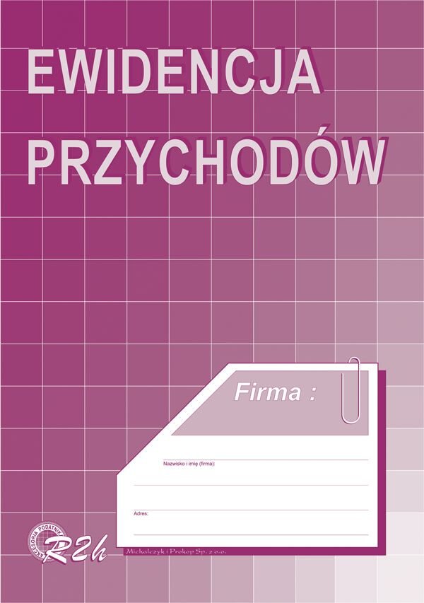 Ewiidencja Przychodów A4 R2-H  /Mip