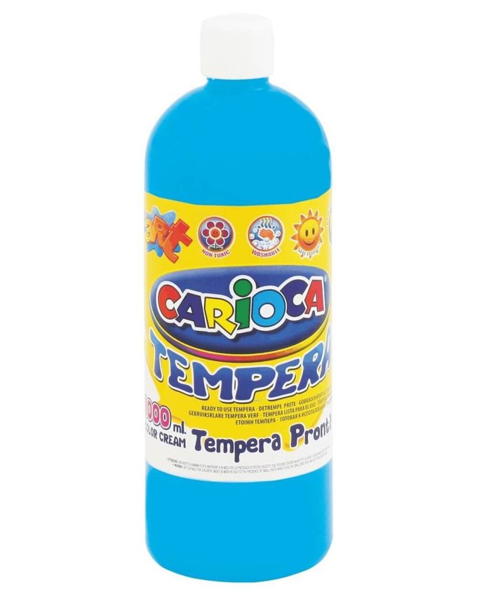 Farba Tempera Carioca 1000ml Butelka Błękitna /KW