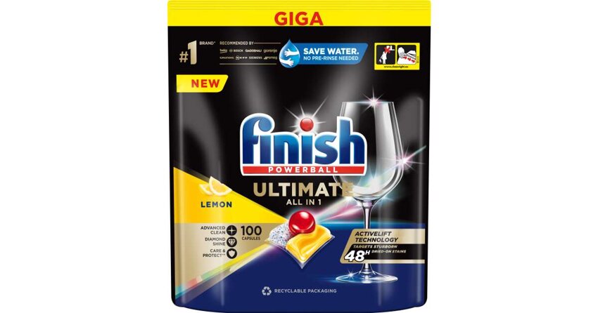 Finish Tabletki Do Zmywarki Ultimate Lemon 100sztuk