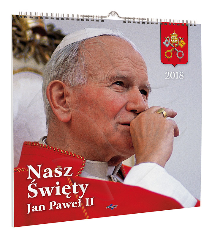Kalendarz Avanti 33x33 Ścienny KD14 Jan Paweł II