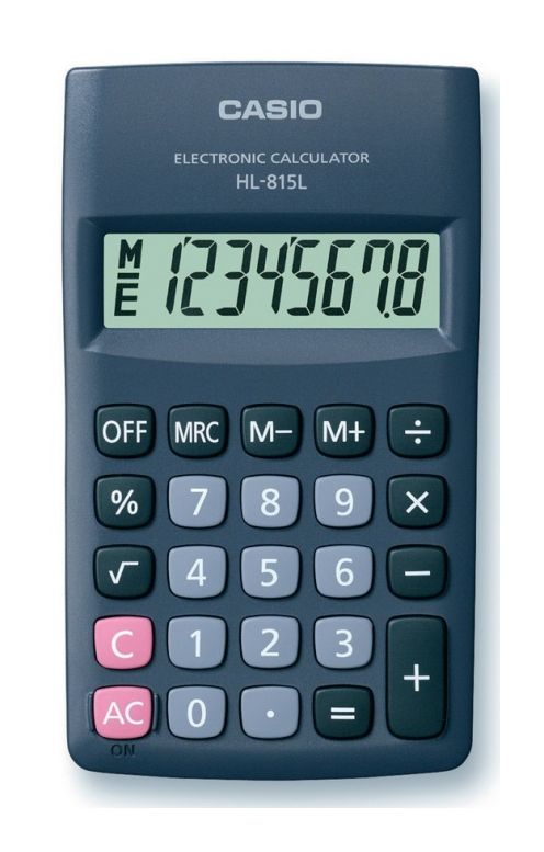Kalkulator Casio HL-815L-BK Czarny