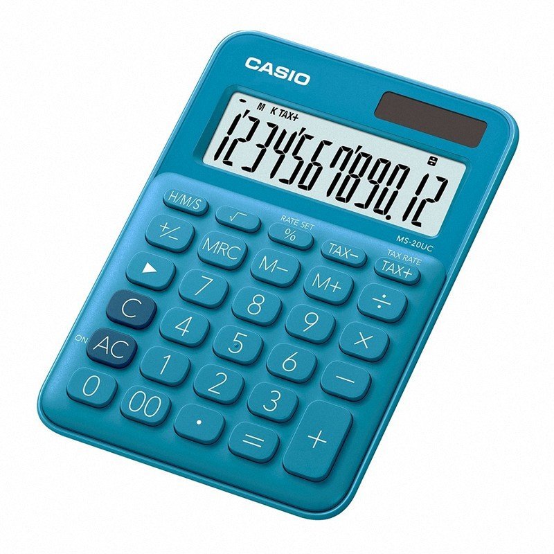 Kalkulator Casio MS-20UC-BU Niebieski