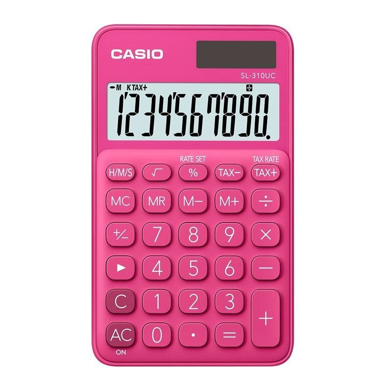Kalkulator Casio SL-310UC-RD Różowy