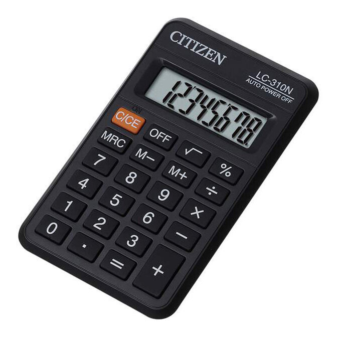 Kalkulator Citizen LC-310NR Czarny