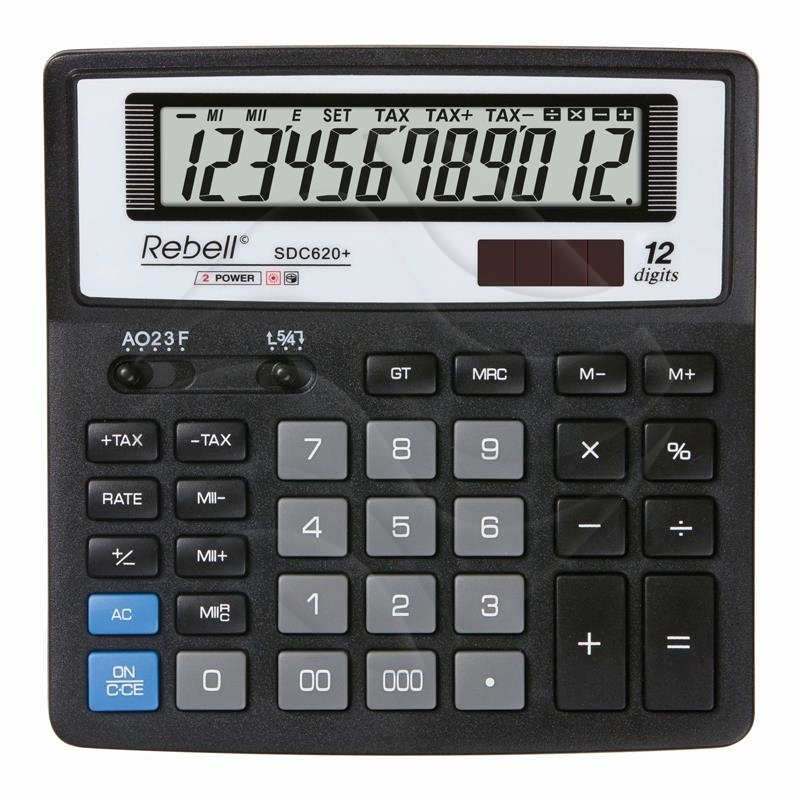 Kalkulator Rebell SDC620+ Czarny