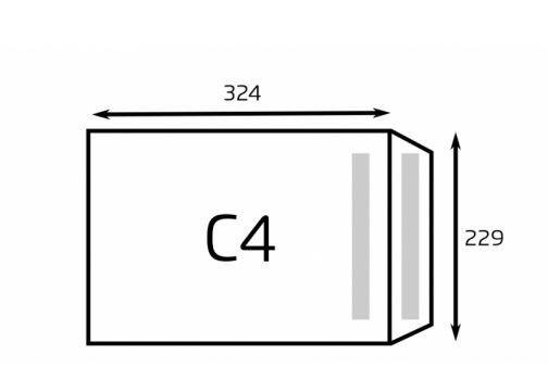 Koperty C4 SK Brązowe (229x324mm) A'250 /Ad-BM