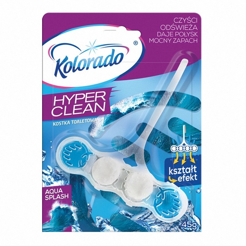 Kostka do WC 45g Hyper Clean Aqua Splash  /Kolorado