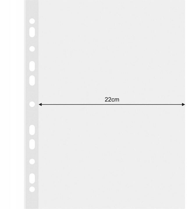 Koszulki Na Dokumenty Poszerzane (22cm) Q-Connect PP A4 Krystal 90 mikr. 50Szt.