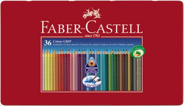 Kredki Grip 2001 36 Kol. Opakowanie Metal Faber-Castell