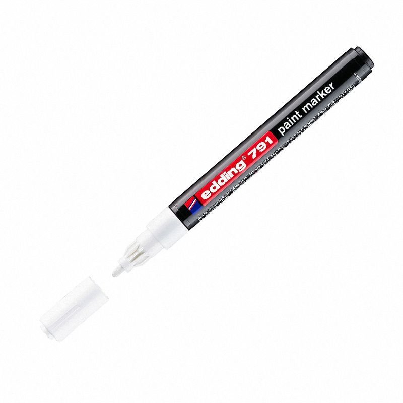 Marker Edding 791 Lakierowy Okrągły 1-2mm Biały