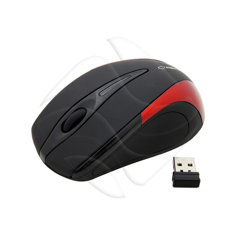 Mysz Bezprzewodowa USB EM101R Antares Czerwona /Esperanza
