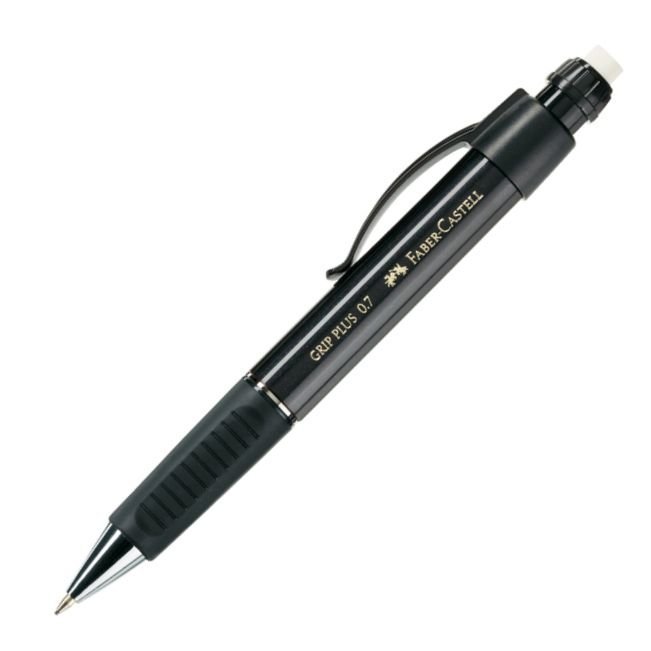 Ołówek Automatyczny Grip Plus 1307 Czarny Metalik Faber-Castell