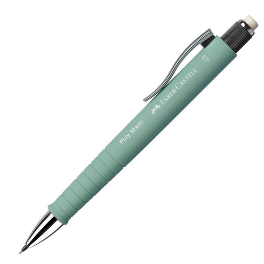 Ołówek Automatyczny Poly Matic 0,7mm Miętowy Faber-Castell