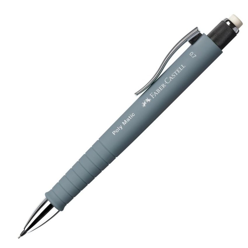 Ołówek Automatyczny Poly Matic 0,7mm Szary Faber-Castell