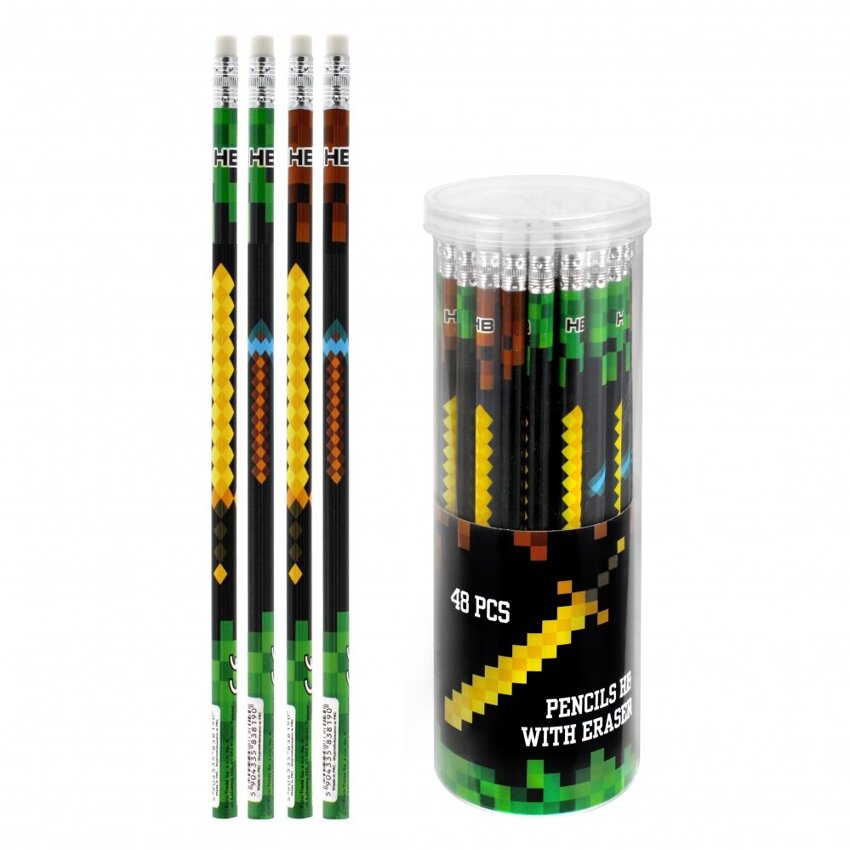 Ołówek z Gumką HB Pixel (szt.) /Starpak