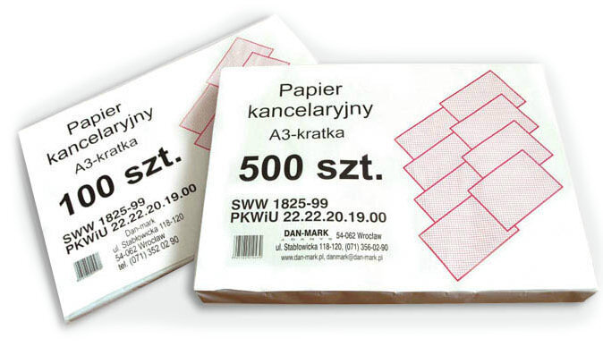 Papier Kancelaryjny A3 100k Linia /G-r