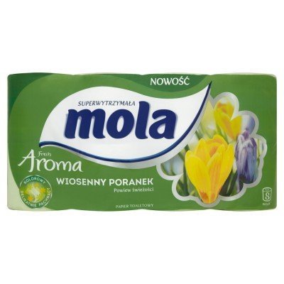 Papier Toaletowy Mola Aroma A'8 Wiosenny Poranek/Zielona Herbata [WYPRZEDAŻ]