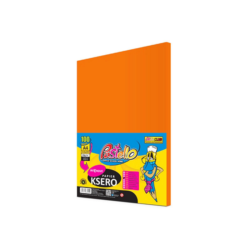 Papier Xero Intensive A4 160g A'100 Pomarańczowy /Pastello
