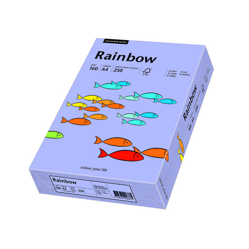 Papier Xero Rainbow A4 160G Fiolet R60