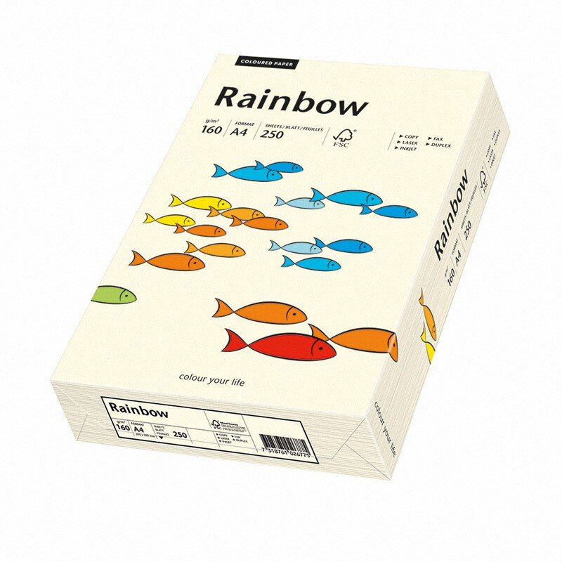 Papier Xero Rainbow A4 160G Krem R03