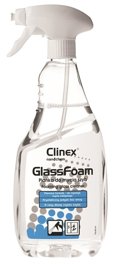 Pianka Clinex Glass Foam 650Ml 77-688 Do Mycia Szyb