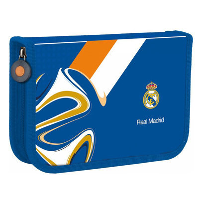 Piórnik Pojedyńczy 2-klapki z Wyposażeniem Real Madrid /Astra 503015005