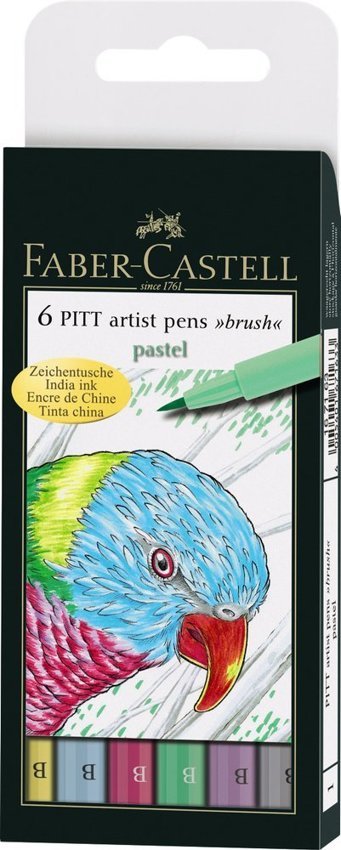 Pitt Artist Pen Pastel Etui 6 szt. Faber-Castell