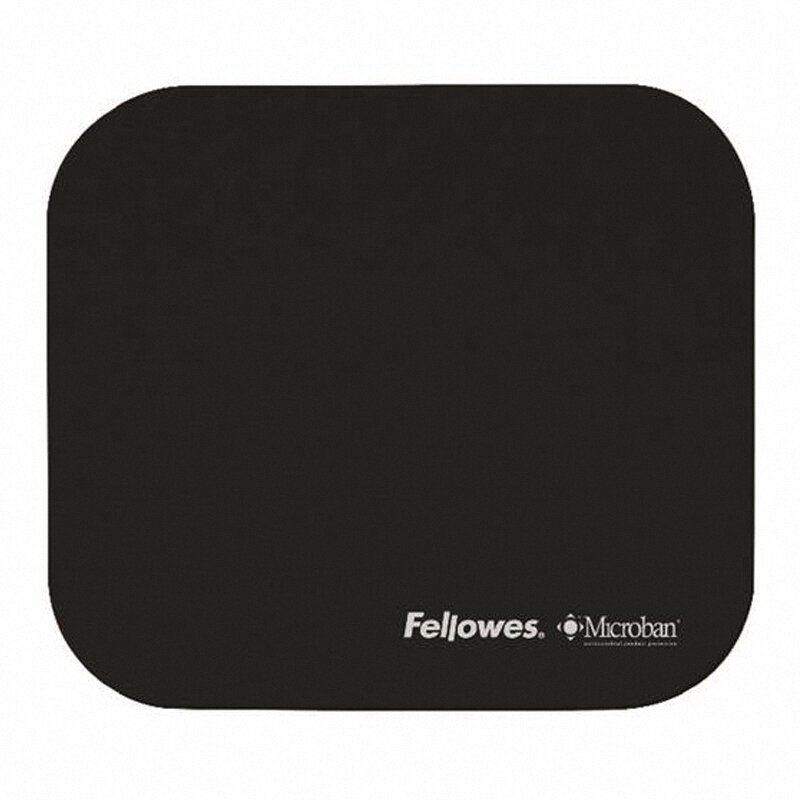 Podkładka pod Mysz Microban [5933907] Czarna/6  /Fellowes