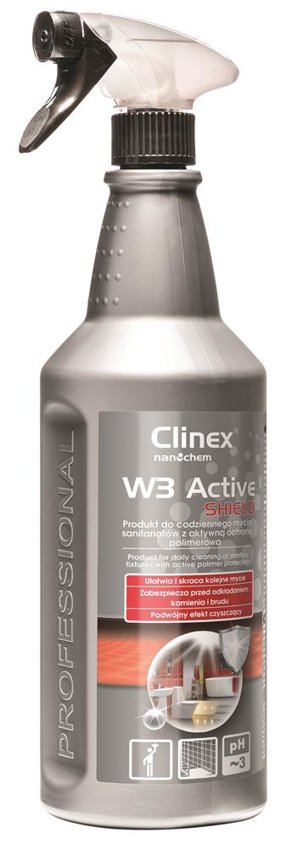 Preparat Clinex W3 Active Shield 1L 77-708 Do Mycia Sanitariatów I Łazienek