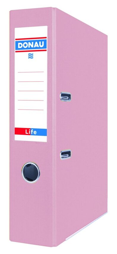 Segregator Life Lakierowany A4/75cm [PL-30]  Pastel Różowy  /Donau
