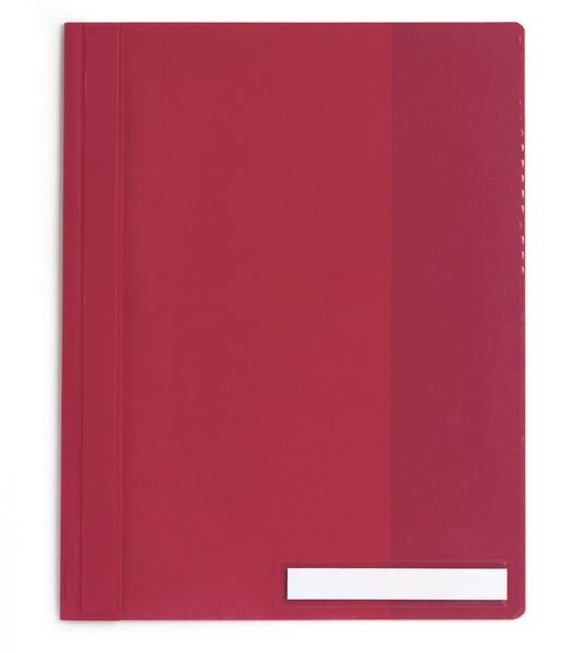 Skoroszyt A4+ PVC Opaque Przezroczysty 200 Kartek Czerwony /Durable 251003