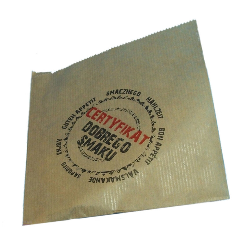 Torebka Papierowa Kebab 160x170mm A'1000 Certyfikat