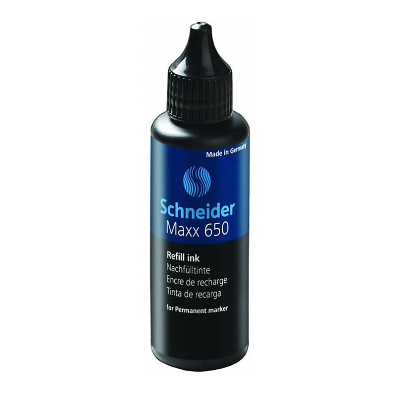 Tusz Uzupełniający Schneider Maxx 650 50  Ml Czarny