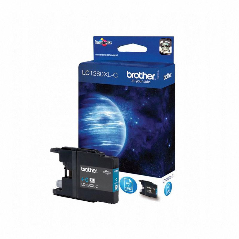 Tusz do Brother LC1280XL/MFC-J6510DW/MFC-J6910DW/MFC-J5910DW Cyan (Oryg.)