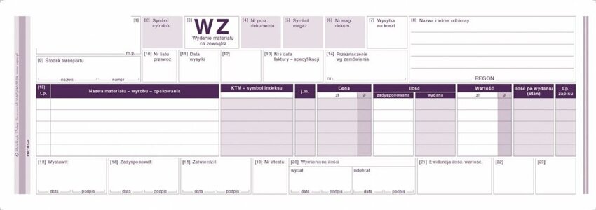 WZ 1/2 A4 Wielok. Poziom 361-0 /MiP