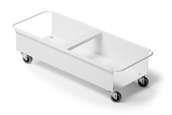 Wózek Na 2 Pojemnik 40 Litrowe Durabin Trolley For 2x40 Biały /Durable 1801622010